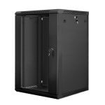Bastidor de Parede Lanberg WF01-6618-10B 18U 60kg Preto Bastidor de Parede Lanberg WF01-6618-10B 18U 60kg Preto