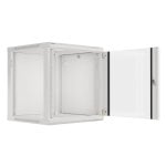 Armário Rack Lanberg WF01-6612-10S 12U 60kg Montagem Parede Cinza RAL7035 Armário Rack Lanberg WF01-6612-10S 12U 60kg Montagem Parede Cinza RAL7035