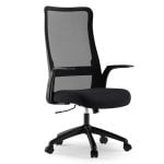 Silla de oficina Sense7 Juno respaldo malla, reposabrazos integrados, inclinación 90-140° Silla de oficina Sense7 Juno respaldo malla, reposabrazos integrados, inclinación 90-140°