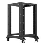 Rack Lanberg OR01-6818-B 18U Preto Capacidade 600 kg com Rodízios Rack Rack Lanberg OR01-6818-B 18U Preto Capacidade 600 kg com Rodízios Rack