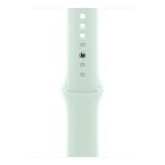 Apple MDT94ZM/A Aquamarin Fluorelastomer Clip-On-Armband, kompatibel mit Apple Watch 44–49 mm