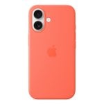 Apple MDGN4ZM/A iPhone 16 MagSafe Silikonhülle, Orange, 6,1 Zoll, recycelte Mikrofaser Apple MDGN4ZM/A iPhone 16 MagSafe Silikonhülle, Orange, 6,1 Zoll, recycelte Mikrofaser