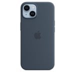 Coque Apple MW5T3ZM/A pour iPhone 14 6,1″, motif monochrome bleu marine