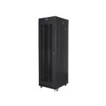 Rack independiente Lanberg FF01-6842-23BL 42U 1200kg LCD Ventilación IP20 Negro
