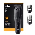 Cortapelos Braun Negro 17 ajustes corte batería NiMH inalámbrico cabezal 50 min uso Cortapelos Braun Negro 17 ajustes corte batería NiMH inalámbrico cabezal 50 min uso