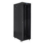 Rack Lanberg FF01-6242-12BL 42U Preto 1200kg com Vidro e Painel LCD Rack Lanberg FF01-6242-12BL 42U Preto 1200kg com Vidro e Painel LCD