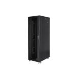 Schrank Lanberg FF01-8242-12B 42U 800kg RAL9004 Schwarz Klassisch