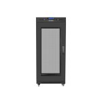 Rack-Schrank Lanberg FF01-8015-23BL 15U, 1200 kg, LCD Anzeige, Lüfter Rack-Schrank Lanberg FF01-8015-23BL 15U, 1200 kg, LCD Anzeige, Lüfter