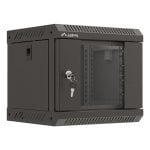Bastidor de pared Lanberg WF11-3304-10B 4U 10" Cristal Templado Negro IP20 30kg Bastidor de pared Lanberg WF11-3304-10B 4U 10" Cristal Templado Negro IP20 30kg