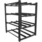 Armario Rack Lanberg OR01-830650-304-BK 44kg 1000mm 19" Black RAL9004 650x830mm Armario Rack Lanberg OR01-830650-304-BK 44kg 1000mm 19" Black RAL9004 650x830mm