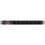 Netzleiste Lanberg PDU-07E-0200-IEC-BK 7 Steckdosen 2m Kabel Black Netzleiste Lanberg PDU-07E-0200-IEC-BK 7 Steckdosen 2m Kabel Black