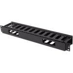 Organizador de cables 1U Lanberg AK-1703-B ABS 19" RAL9004 Negro con tornillos M6 Organizador de cables 1U Lanberg AK-1703-B ABS 19" RAL9004 Negro con tornillos M6