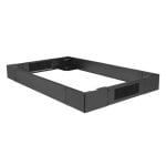Peana para rack Lanberg CK01-68-B 600x800mm acero negro RAL9004 para armario 19"