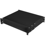 Cassetto Lanberg AK-2001-B 19" Nero RAL9004 2U Acciaio 90 kg Cassetto Lanberg AK-2001-B 19" Nero RAL9004 2U Acciaio 90 kg