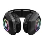 Casque sans fil Onikuma Bluetooth 5.3 et 2.4G avec microphone et RVB