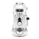 Ufesa Palermo Espressomaschine, 20 Bar Thermoblock, regulierbarer Dampfer, Tassenwärmer, weiß