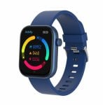 Denver SW-XYZ Bluetooth AMOLED Smartwatch 1,85″ Bildschirm Gesundheit Multisport Blau