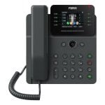Fanvil Gigabit IP-Telefon, 12 Leitungen, LCD-Freisprecheinrichtung, PoE, Wandhalterung, Schwarz