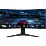 Monitor TCL 34R83Q 34" Ultra WQHD 170Hz Mini-LED QLED Curvo VA KVM USB-C 90W FreeSync G-Sync Monitor TCL 34R83Q 34" Ultra WQHD 170Hz Mini-LED QLED Curvo VA KVM USB-C 90W FreeSync G-Sync