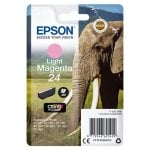Cartucho Epson nº24 Magenta Claro 5,1ml 360 páginas Certificación CE Cartucho Epson nº24 Magenta Claro 5,1ml 360 páginas Certificación CE