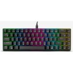 Teclado tático OZONE Mini 65% RGB com switches Bluetooth e switches Outemu vermelhos (EUA)