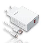 Cargador Karawan 120W Turbo USB-C Ultra Rápido con Protección Inteligente y Cable Tipo C