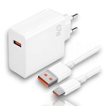 Cargador USB-C Karawan 67W Turbo con Cable PD QC Protección Inteligente