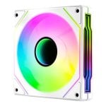 Ventilateur supplémentaire Aerocool Phantom M-3 Reverse 120 mm PWM ARGB à pales inversées Blanc Ventilateur supplémentaire Aerocool Phantom M-3 Reverse 120 mm PWM ARGB à pales inversées Blanc