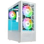 Kolink OBSERVATORY MX Weißer ATX/mATX/Mini-ITX-Gaming-Tower aus gehärtetem Glas Kolink OBSERVATORY MX Weißer ATX/mATX/Mini-ITX-Gaming-Tower aus gehärtetem Glas