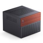 Jonsbo N4 Schwarz Stahl Holz Schwarz ITX Micro ATX SFX Micro Tower Gehäuse