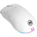 Ratón GAMIAC PA50 Gaming USB Type-C 12400 DPI Blanco RGB 6 Botones
