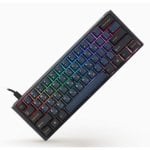 Teclado mecánico Ducky 60% Cherry MX2A Red Layout ES retroiluminado RGB hot-swap Teclado mecánico Ducky 60% Cherry MX2A Red Layout ES retroiluminado RGB hot-swap
