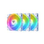 Pack de 3 ventilateurs supplémentaires Thermaltake SwaFan EX Sync 12 cm RGB à connexion rapide Pack de 3 ventilateurs supplémentaires Thermaltake SwaFan EX Sync 12 cm RGB à connexion rapide