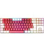 Teclado Mecânico GAMIAC TKL90G Kailh Red RGB 16,8M Cores Branco/Rosa USB Desmontável