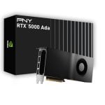 Carte graphique PNY RTX 5000 Ada Generation 32 Go GDDR6 ECC 4x DisplayPort AI/Rendering Carte graphique PNY RTX 5000 Ada Generation 32 Go GDDR6 ECC 4x DisplayPort AI/Rendering