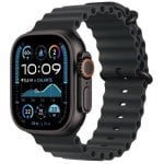 Apple Watch Ultra 2 GPS + Cellular 49mm OLED Titan Schwarz Wasserdicht bis 100 m SpO2 Puls Schlaftracking SOS
