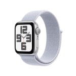 Apple Watch SE GPS NFC 40mm OLED Bleu Aluminium Textile Taille Unique Étanche 50m Pulsomètre