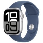 Smartwatch Apple Watch Series 10 GPS 64GB Aluminio Argent Caucho Bleu M/L