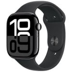 Apple Watch Series 10 GPS NFC 46mm OLED Noir M/L Résistance Eau 50m Pulsomètre SOS