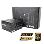Fonte de alimentação Thermalright 1000W 80 PLUS Gold TR-TG 1000W modular ATX 3.0 PCIe 5.0 com paragem inteligente da ventoinha Fonte de alimentação Thermalright 1000W 80 PLUS Gold TR-TG 1000W modular ATX 3.0 PCIe 5.0 com paragem inteligente da ventoinha