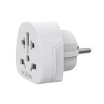 Scape Travel 830 Kompakter Universal-Reiseadapter für europäische Mehrzweck-Schuko-Stecker