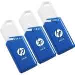 Pendrive HP x755w Triple Pack 64GB USB 3.2 Gen 1 75MB/s Azul Blanco Pendrive HP x755w Triple Pack 64GB USB 3.2 Gen 1 75MB/s Azul Blanco