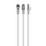 Cabo de Rede Gembird PP6A-LSZHCU-W-5M Cat6a S/FTP Branco 5m RJ-45 a RJ-45