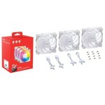 Ventilador suplementario XPG VENTO 120 ARGB PWM 120 mm 1850 RPM pack 3 ARGB