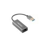 Adattatore Ethernet USB 3.2 Gen 1 NATEC Cricket 100/1000 Mbit/s Nero Alluminio 24 mm Adattatore Ethernet USB 3.2 Gen 1 NATEC Cricket 100/1000 Mbit/s Nero Alluminio 24 mm
