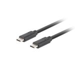 Cable USB-C Lanberg CA-CMCM-32CU-0010-BK 1m USB 3.2 Gen 2 negro alta velocidad