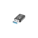 Adaptador Lanberg NC-1200-WI Inalámbrico USB WLAN 5000 Mbit/s Negro Adaptador
