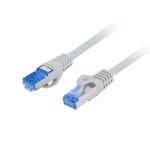 Cabo Lanberg PCF6A-10CC-0100-S, 1m, Cat6a, S/FTP, RJ-45, Cinza Cabo Lanberg PCF6A-10CC-0100-S, 1m, Cat6a, S/FTP, RJ-45, Cinza