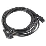 Cable alimentación Lanberg CA-C13C-11CC-0100-BK 10m C13 acoplador CEE7/7 negro
