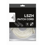 Câble Gembird PP6A-LSZHCU-W-10M 10m Cat6a S/FTP RJ-45 Connecteurs Or Blanc